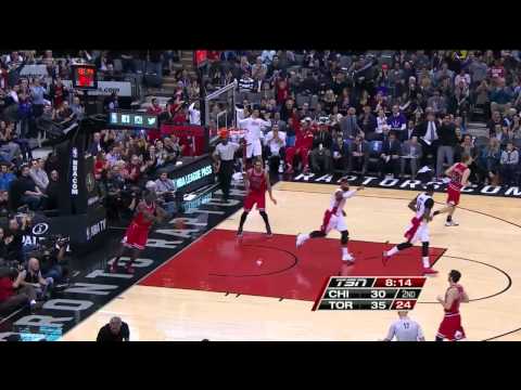 Raptors Highlights: Sweet Lou To JJ Alley-Oop - March 25, 2015