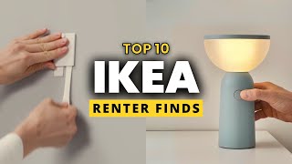 Top 10 IKEA Renter Friendly Finds *IKEA RENTER GEMS*