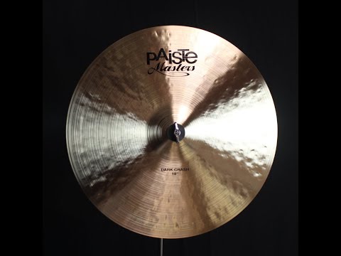 Paiste 18" Masters Dark Crash - 1294g (video demo) image 2