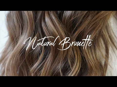 Natural Brunette || Hair Tutorial