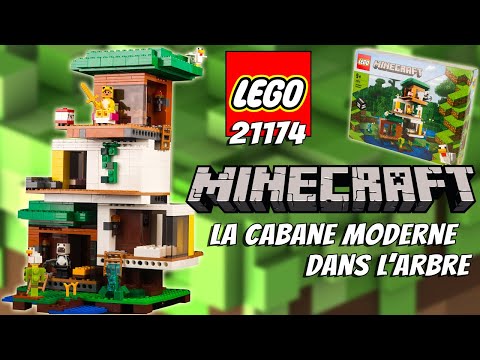 Vidéo LEGO Minecraft 21174 : La cabane moderne dans l'arbre