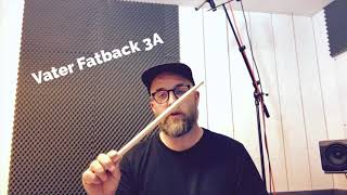 Video thumbnail for Ludvig Kennberg snackar lite om sina favoritstockar - VATER Fatback 3A by Slagverkskompaniet Forshaga