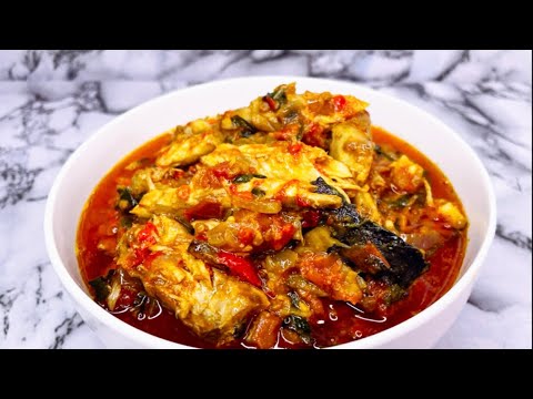 How To Make Fish Sauce I Nigerian Fish Sauce Recipe I Typical Sunday Lunch In A Nigerian Home