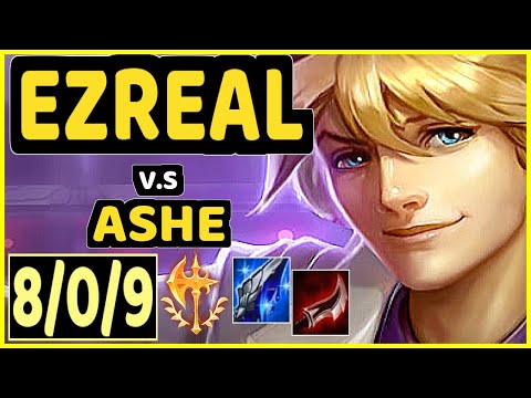VIPER (EZREAL) vs ASHE - 8/0/9 KDA BOTTOM ADC GAMEPLAY - KR Ranked MASTER
