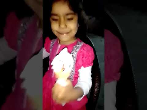 Umama eating Ice cream