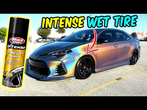 SUPER INTENSE!!! Tire Wet Spray Black Magic Review