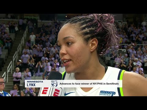 'We've been here before' 😤 Napheesa Collier reacts to Lynx advancing to WNBA Semifinals 🙌