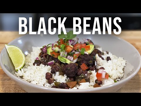 Instant Pot Black Beans & Chorizo | EASY Black Beans Recipe
