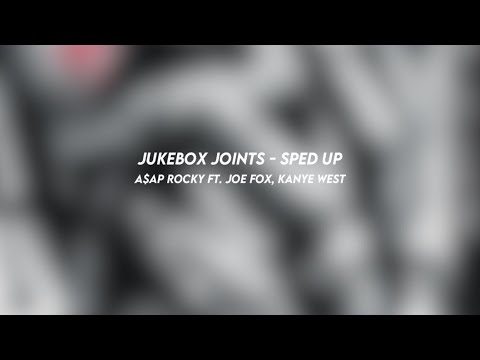 jukebox joints: A$AP rocky ft. joe fox, kanye west (sped up)