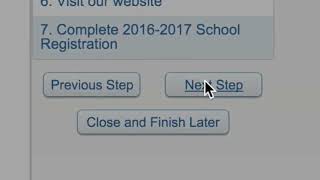 Returning Student Registration