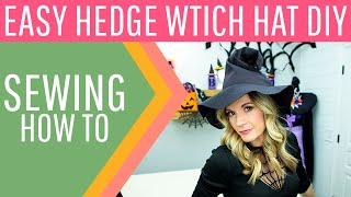 DIY Hedge Witch Hat (Free Pattern!)