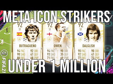 BEST META ICON STRIKERS UNDER 1 MILLION TO BUY DURING THE TOTS MARKET CRASH - FIFA 21 Ultimate Team