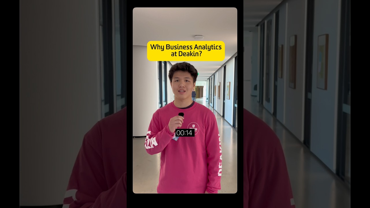 Business analytics at Deakin – the student experience.