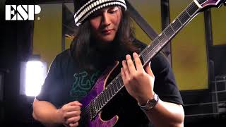 Video thumbnail for ESP︱E-II M-II-7 NT HIPSHOT Purple Natural Fade︱feat. Joe・G(兀突骨) by 海國樂器