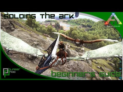 Soloing the Ark S4E10! Beginner's Guide! Argentavis Taming/Argent Taming Cage!