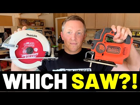CIRCULAR SAW VS. JIGSAW...Which One Should You Own?! (FULL COMPARISON---New DIYers Should Watch!!)