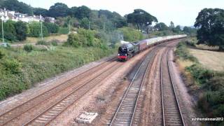 preview picture of video 'The Torbay Express | Return | Newton Abbot | A1 60163 Torando | 31/7/2011'