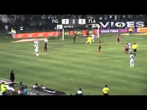 Figueirense 1x2 Flamengo (Brasileirão 2014) - GOLS