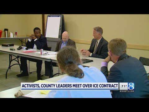 Activists walk out on Kent County ICE contract talk