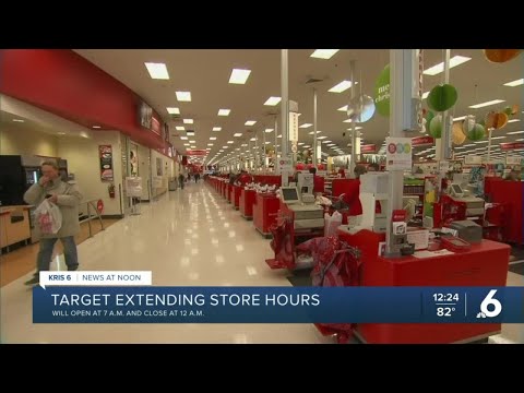 Extended Christmas season shopping hours set for Target, Walmart