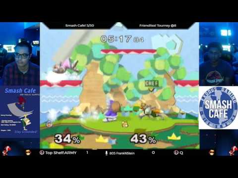 Smash Cafe 4 - ARMY (Ice Climbers) vs ChefQ (Fox) - Winners Quarters