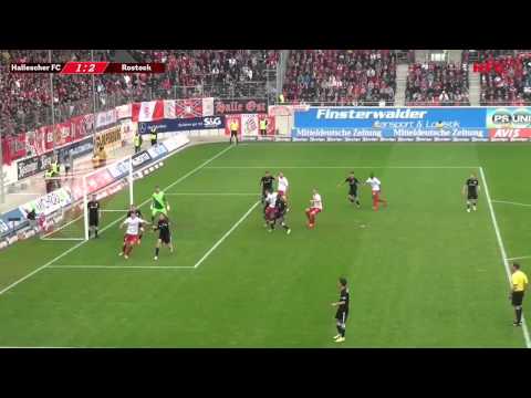 33.ST Spielbericht Hallescher FC - F.C. Hansa Rostock