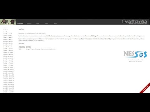 Wargames: OverTheWire 3.1 - Natas (Part One Walkthrough)