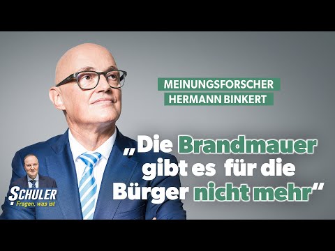 Meinungsforscher Hermann Binkert: „Die Brandmauer gibt es für die Bürger nicht mehr“