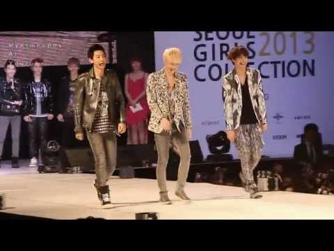 130406 Seoul Girls Collection Model Chanyeol Sehun Kai
