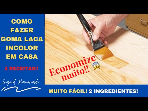 HOW TO MAKE COLORLESS SHELLAC AT HOME - TWO RECIPES