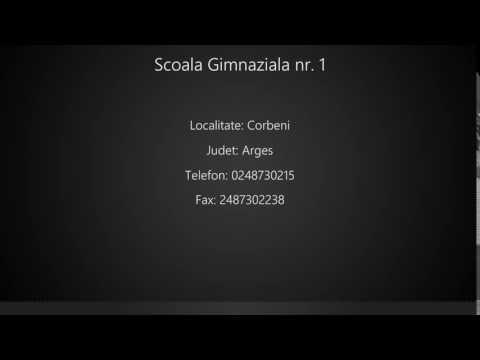 Scoala Gimnaziala nr. 1 Corbeni