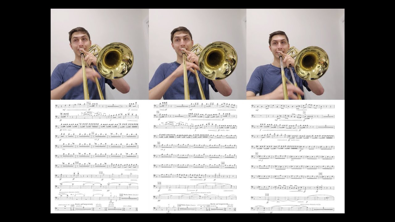 El Camino Real - Alfred Reed - All Trombone Parts
