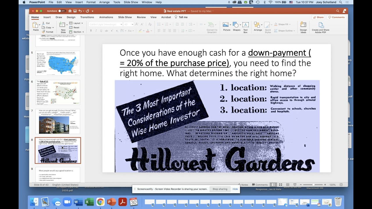Real estate PPT video