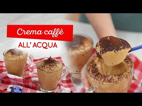 Water-based coffee cream ready in 5 minutes: light and creamy!