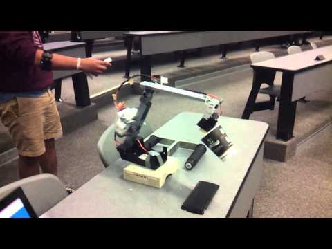 Johnnybib's Ezrobot Myo Wii Remote Controlled Robot Arm