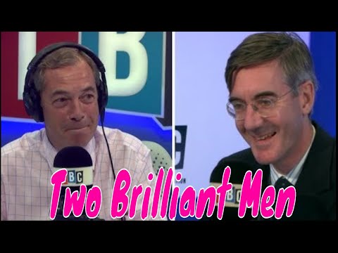 Jacob Rees Mogg on LBC Farage Tells Jacob Rees Mogg to Run for Leadership Brexit and European Union