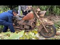 Full restoration old Euro Motorcycle |  Repaired motorbike after being forgotten for a long time