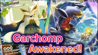 Garchomp Awakens! Item Lock + Direct Shot Combo, and Perfect with Stoutland! Pokémon TCG Pocket