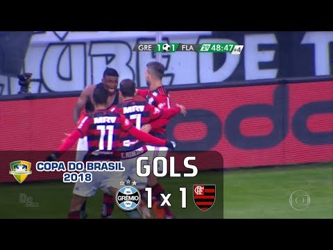 Grêmio 1 x 1 Flamengo - Copa do Brasil 2018 - Globo HD⁶⁰