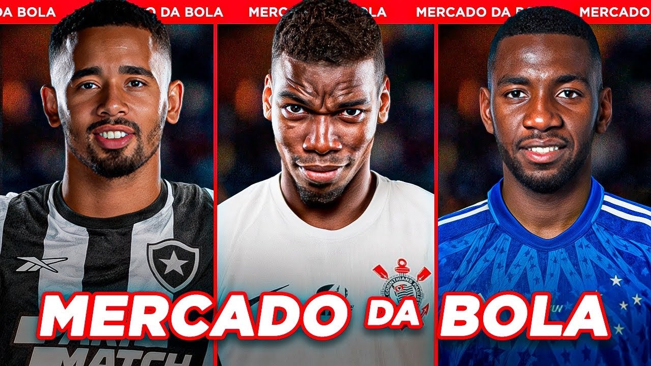 CORINTHIANS TEM PLANO POR POGBA|BOTAFOGO SONDA GABRIEL JESUS e+ - Mercado da Bola 2025