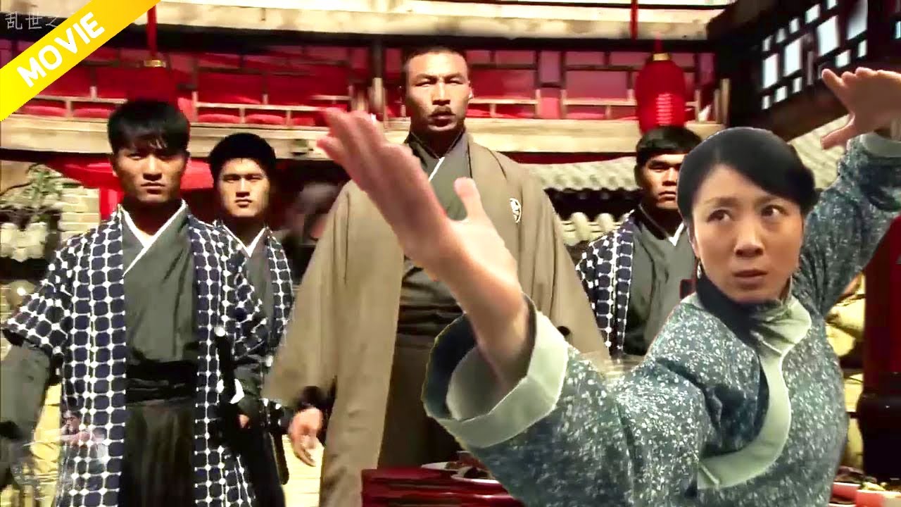 [ Movie ] 5 Japs samurais fight against a girl,only to be totally defeated by her top martial skills