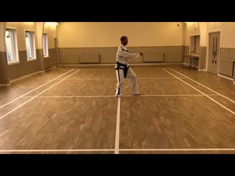 Won Hyo Tul | Front & Rear View | ITF Taekwondo Pattern | Mark Harkess | UKTC