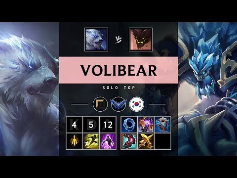 Volibear Top vs Malphite - KR Diamond Patch 25.18