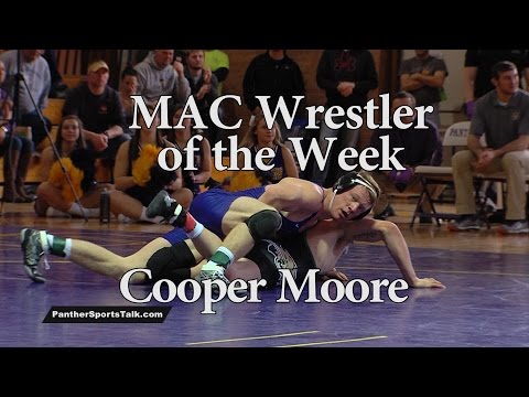 Cooper Moore - UNI Junior wrestler 15-16