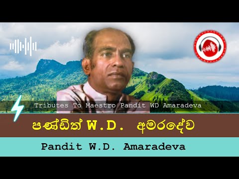 Pawena Nil Walawe පාවෙනා නිල් වළාවේ | Pandith W.D. Amaradeva