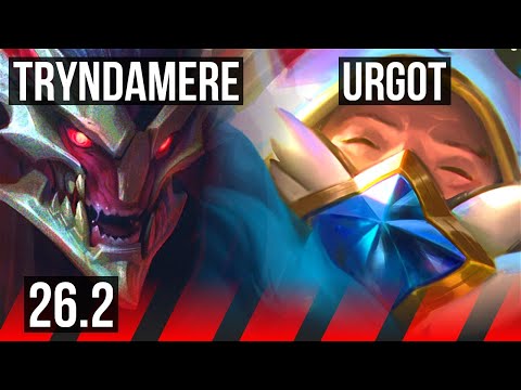 TRYNDAMERE vs URGOT (TOP) | NA Challenger | 26.2