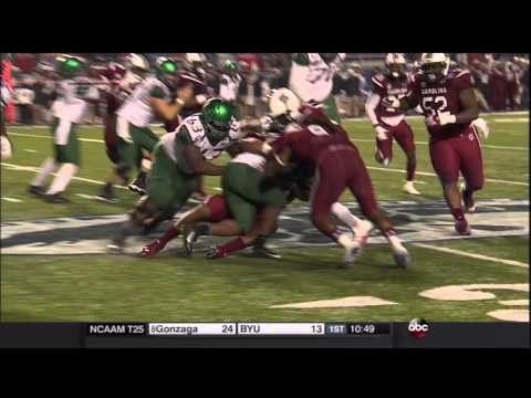 2014 Independence Bowl USC vs Miami - Gerald Dixon Fumble Recovery