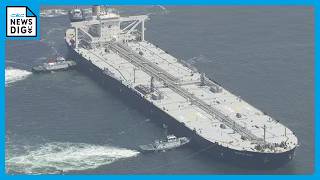 ｢出光丸｣ 名古屋港に到着 ホルムズ海峡通過の原油タンカー サウジアラビアから約200万バレル運ぶ 中東情勢悪化後初めて日本に 2日ほどかけ海底パイプラインで｢出光興産｣製油所へ
