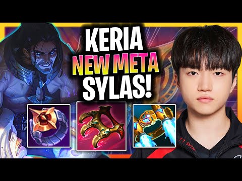 KERIA INSANE NEW META SYLAS! | T1 Keria Plays Sylas Support vs Pyke!  Season 2025
