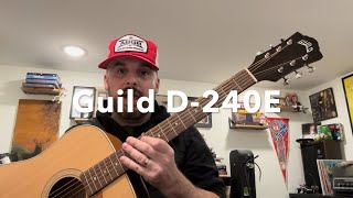 Video thumbnail for Guild D-240E Acoustic Guitar Review by Billy DeCristofano
